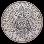 3 марки 1910 (Гамбург) J