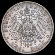 3 марки 1913 "100-летие битвы при Лейпциге" (Саксония) Е