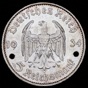 5 марок 1934 (Германия) Е