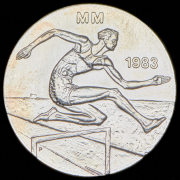 50 марок 1983 "Первый чемпионат мира по легкой атлетике" (Финляндия)
