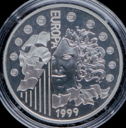 6 55957 франков 1999 "Стили искусства Европы - Европа"  (Франция) (в п/у)
