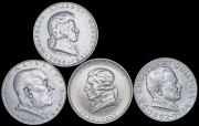 Набор из 4 сер. монет 2 шиллинга 1931-1934 (Австрия)
