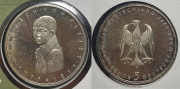 Набор из 6 сер  монет 5 марок 1935-1977 (Германия) (в п/у)