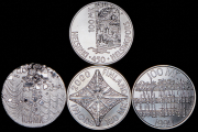 Набор из 8 сер. монет 100 марок 1992-2000 (Финляндия)