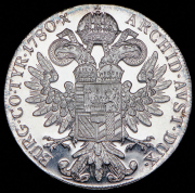 Талер 1780 "Мария Терезия". Рестрайк (Австрия)