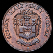 Токен 1/2 пенни 1794 (Сассекс, Великобритания)