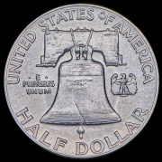 1/2 доллара 1948 "Колокол свободы. Бенджамин Франклин" (США)