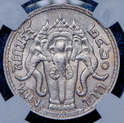 1 бат 1917 (Таиланд)  (в слабе)
