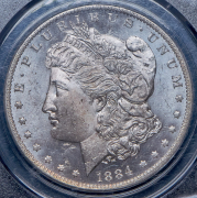 1 доллар 1884 (США) (в слабе) O