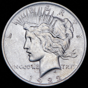 1 доллар 1922 (США) без букв