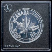 10 долларов 2015 "Женский чемпионат мира по футболу FIFA" (Канада) (в п/у)