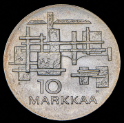 10 марок 1967 "50 лет независимости" (Финляндия)