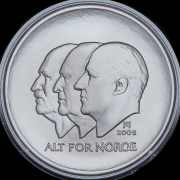 100 крон 2005 "100 лет независимости" (Норвегия) (в п/у)