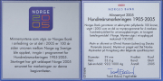 100 крон 2005 "100 лет независимости" (Норвегия) (в п/у)