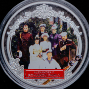2 доллара 2012 "Александр III - Семья Романовых" (Фиджи)
