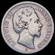 2 марки 1876 (Бавария) D