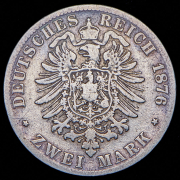 2 марки 1876 (Бавария) D