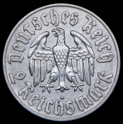2 марки 1933 "450 лет со дня рождения Мартина Лютера" (Германия) A