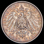 3 марки 1913 "100-летие битвы при Лейпциге" (Саксония) Е