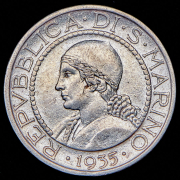 5 лир 1935 (Сан-Марино)