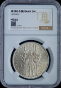 5 марок 1929 "1000-летие Мейсена" (Германия) (в слабе)