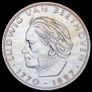5 марок 1970 "Людвиг ван Бетховен" (Германия) F