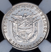 5 сентесимо 1904 (Панама) (в слабе)