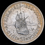 5 шиллингов 1952 "300-летие основания Кейптауна" (ЮАР)