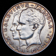50 франков 1960 "Свадьба короля Бодуэна и доны Фабиолы де Мора и Арагон" (Бельгия)