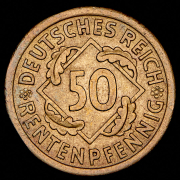 50 пфеннигов 1924 (Германия) A