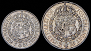 Набор из 2 сер. монет 1, 2 кроны 1910-1931 (Швеция)