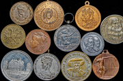 Набор из 22 памятных жетонов и медалей 1865-1987 (страны мира)