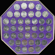 Набор из 41 жетона 20 пфеннингов 1921 (Германия) (в п/у)