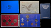 Набор из 5 наборов монет 1983-1994 (страны мира) (в п/у)