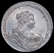 Рубль 1738 СПБ