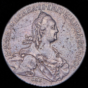 Рубль 1774 СПБ-ТИ-ФЛ