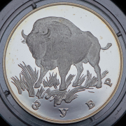 Рубль 1997 "Зубр" ЛМД