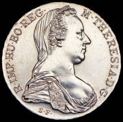 Талер 1780 "Мария Терезия". Рестрайк (Австрия)