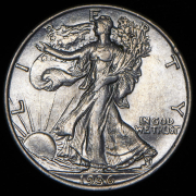 1/2 доллара 1936 (США) без букв