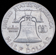 1/2 доллара 1948 "Колокол свободы. Бенджамин Франклин" (США)