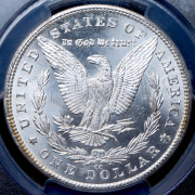 1 доллар 1881 (США) (в слабе) CC