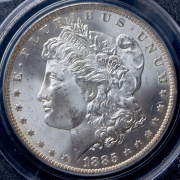 1 доллар 1885 (США) (в слабе) O