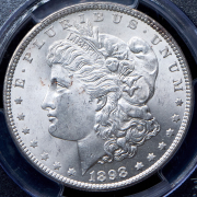 1 доллар 1898 (США) (в слабе) без букв