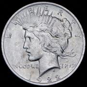 1 доллар 1922 (США) без букв