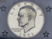 1 доллар 1971 "Эйзенхауэр" (США) (в п/у)