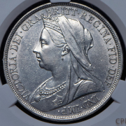 1 крона 1897 (Великобритания) (в слабе)