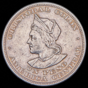 1 песо 1904 "Христофор Колумб" (Сальвадор)
