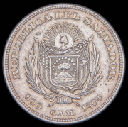 1 песо 1904 "Христофор Колумб" (Сальвадор)