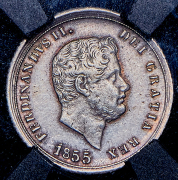 10 грано 1855 (Королевство обеих Сицилий) (в слабе)