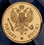 10 марок 1878 (Финляндия) (в слабе) S